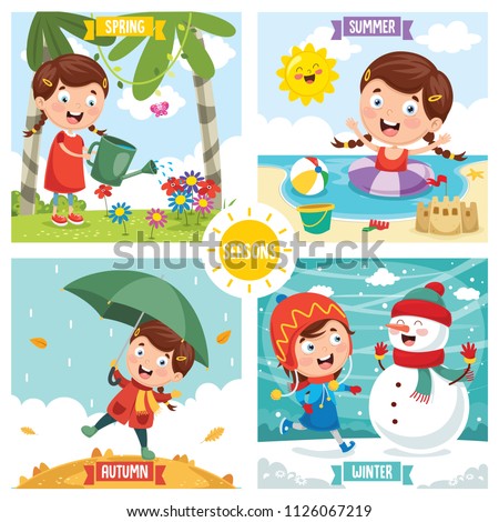 Similar – Image, Stock Photo The ice season falls into the water