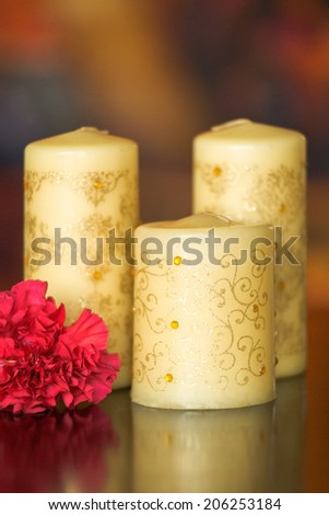 Beautiful Three Candles
