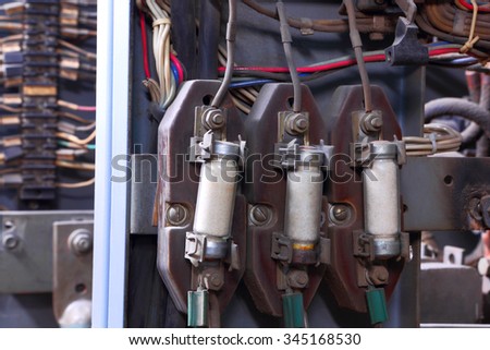 Industrial control panel Photo stock © 