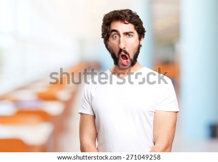 shocked man