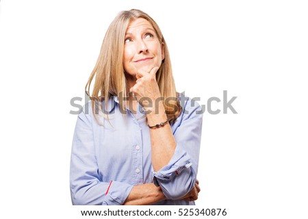 Image, Stock Photo Puzzled senior businessman in stylish formal wear at shopping plaza