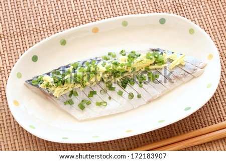 Japanese seafood cuisine SHIMESABA