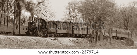 Old Time Train Picture