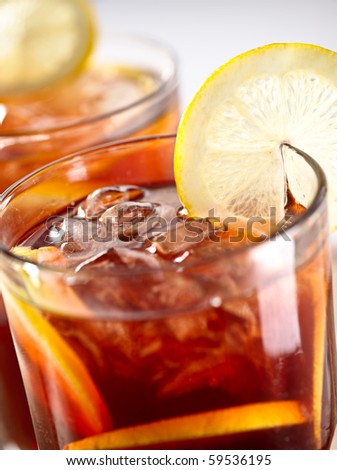 iced tea chilled