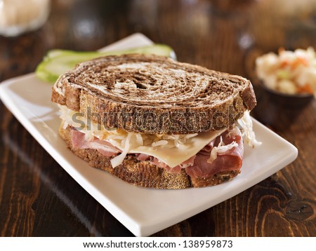 Similar – Foto Bild Pastrami auf Roggentoast