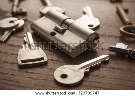 Image, Stock Photo Portal of the tenement house