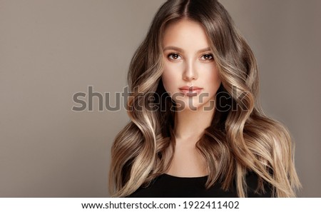 Similar – Image, Stock Photo Beautiful blonde woman