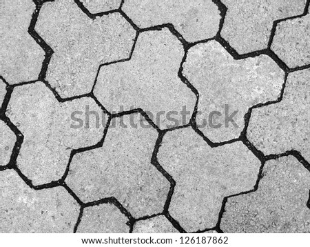 Fancy grey texture, path-way cover