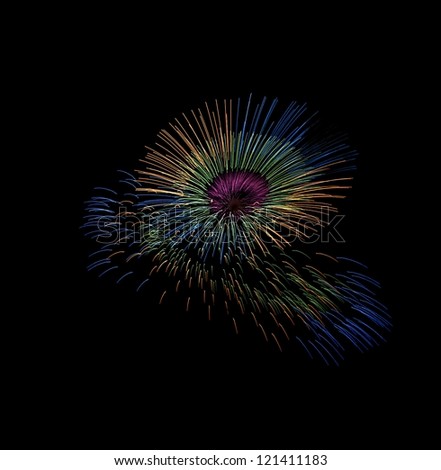 Colorful fireworks in night time in dark background, celebrities, public holiday time, fireworks background, fireworks