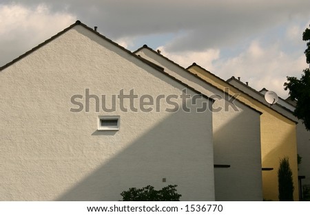 A row of houses