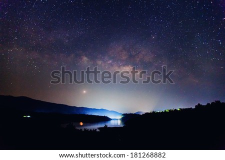 Similar – Image, Stock Photo Way over the hill