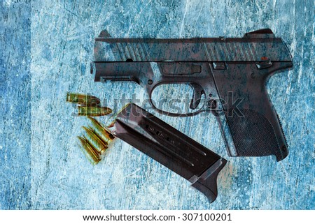 Gun background.