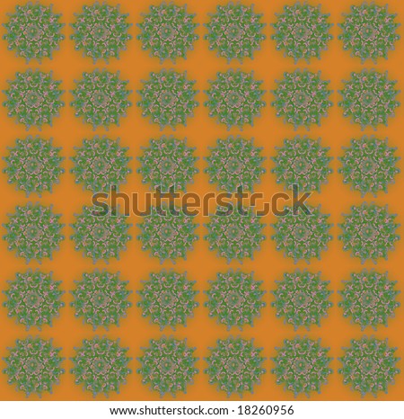 floral rounded texture for background