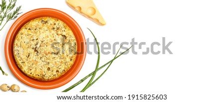 Similar – Image, Stock Photo Cauliflower with bacon placed on ceramic plate