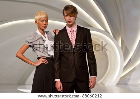 KUALA LUMPUR, MALAYSIA - MAY 8: models poses an outfit during License To Styles fashion show on May 8, 2010 in Kuala Lumpur Malaysia