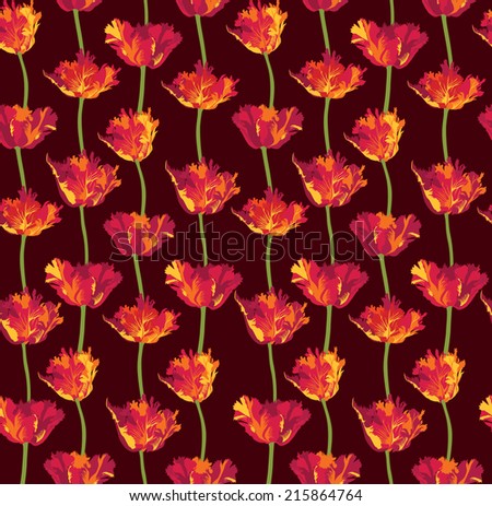 Floral seamless background. Decorative flower pattern. Floral seamless texture with flowers.