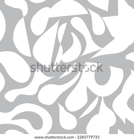 Abstract wavy dotted lines. Beautiful seamless artistic texture. Endless dot pattern in futuristic style. Flowing waves abstraction. Modern background for web site business graphics.