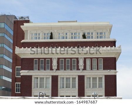 Exterior elevation of the Hotel Teatro in denver, Colorado.