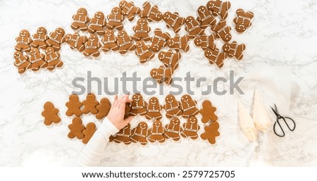 Similar – Image, Stock Photo Baking tools on marble table