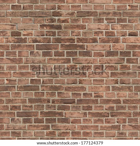 Seamless brick wall texture. Amsterdam walls exterior