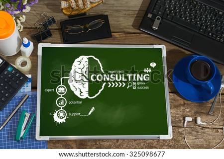 Consulting design concepts for business, consulting, finance, management, career.