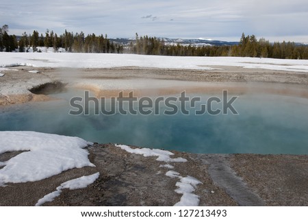 Turquoise Pool, Midway Geyser Basin, Yellowstone National Park, WY