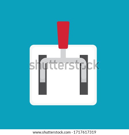 main power industry switch- vector illustration