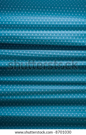 Blue curtain  background. Movie curtain background