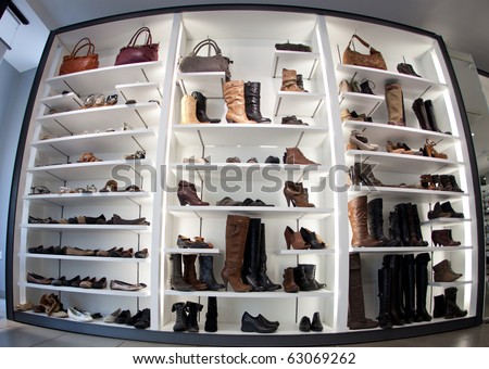 Fashion Shoe Store Shelf Stock Photo 63069262 : Shutterstock