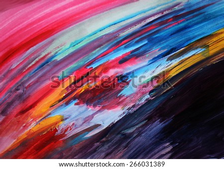 Art therapy or Colorful lines background, Creative artwork, background