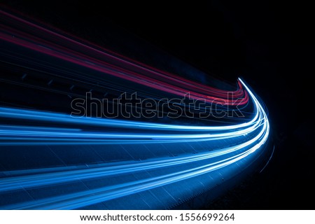 Similar – Foto Bild Autobahn bei Nacht