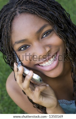 Happy Phone Woman