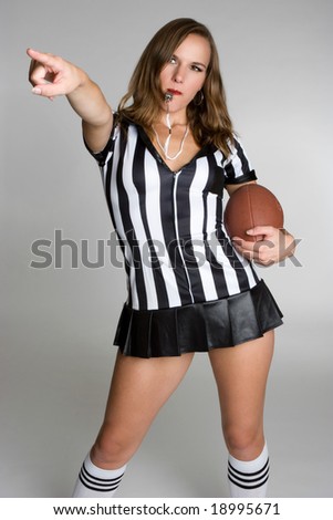 Football Referee Woman