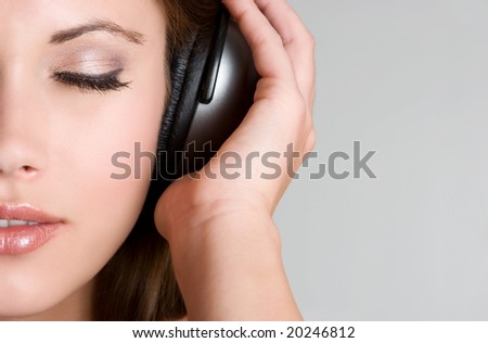 Girl Listening to Music