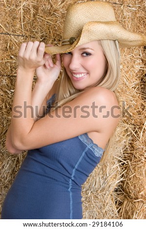 Happy Country Girl Stock Photo 29184106 : Shutterstock