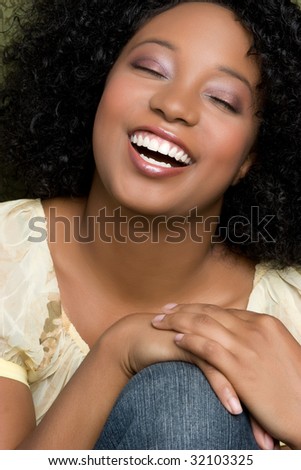 Laughing Black Woman