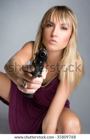 Sexy Gun Woman
