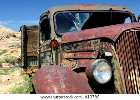 vintage farm truck