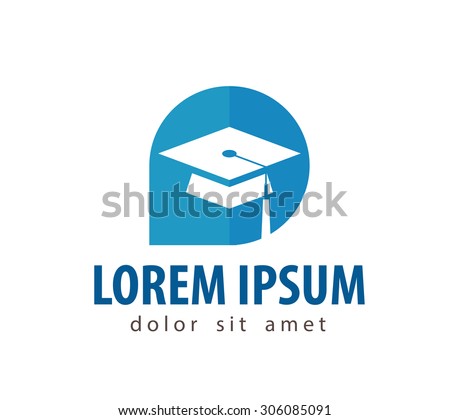 education, schooling vector logo design template. school, college, university or student icon