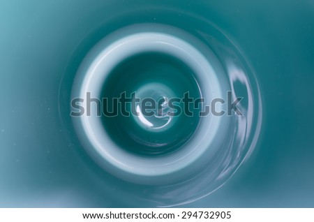 Abstract blue background - inside the pot
