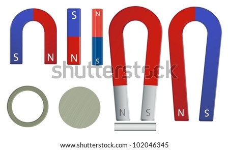 Illustration Of A Magnet Set - 102046345 : Shutterstock