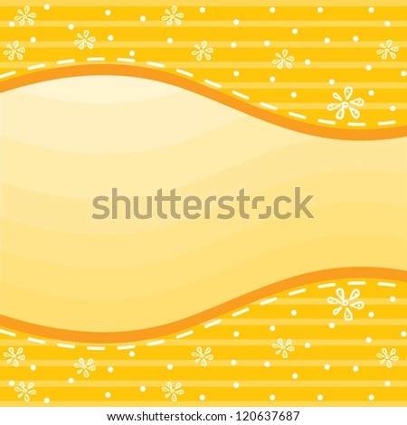 illustration of a yellow wallpaper