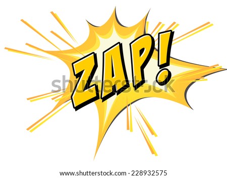 Zap on yellow and white