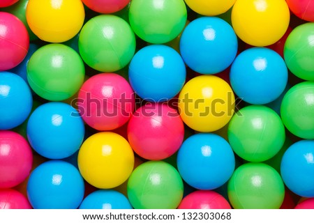 Multicolored balls texture