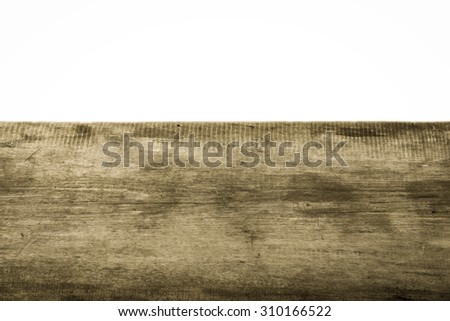 Wooden background of the very old board.The end boards with the bark beetle moves.Tinted