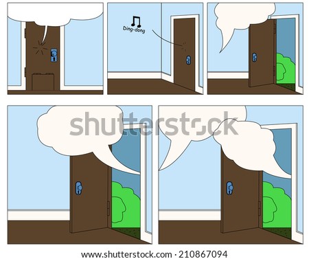 Comics with door