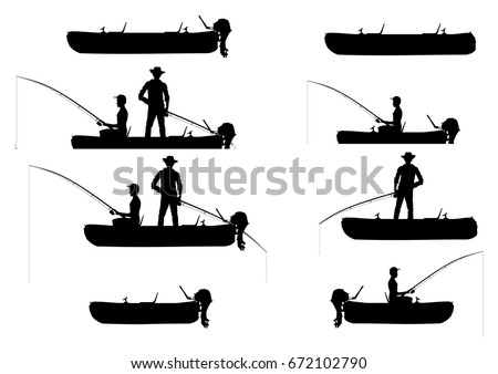 Download Silhouette Of Fishing Boat At Getdrawings Free Download