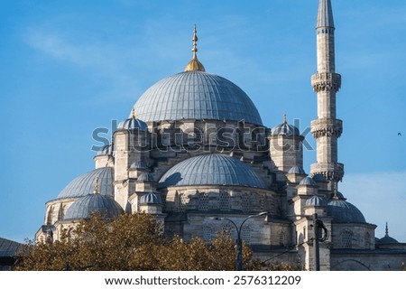 Similar – Foto Bild Yeni Cami am Goldenen Horn in Istanbul im Morgennebel