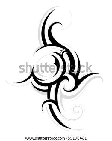 Tattoo Design Stock Vector Illustration 55196461 : Shutterstock