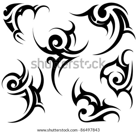 Tribal Art Stock Vector Illustration 86497843 : Shutterstock